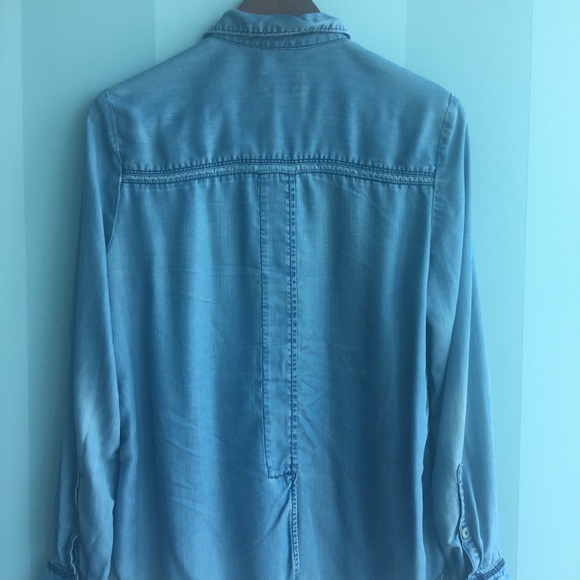 Anthropologie - “Holding Horses” Denim Blouse - Picture 4 of 4